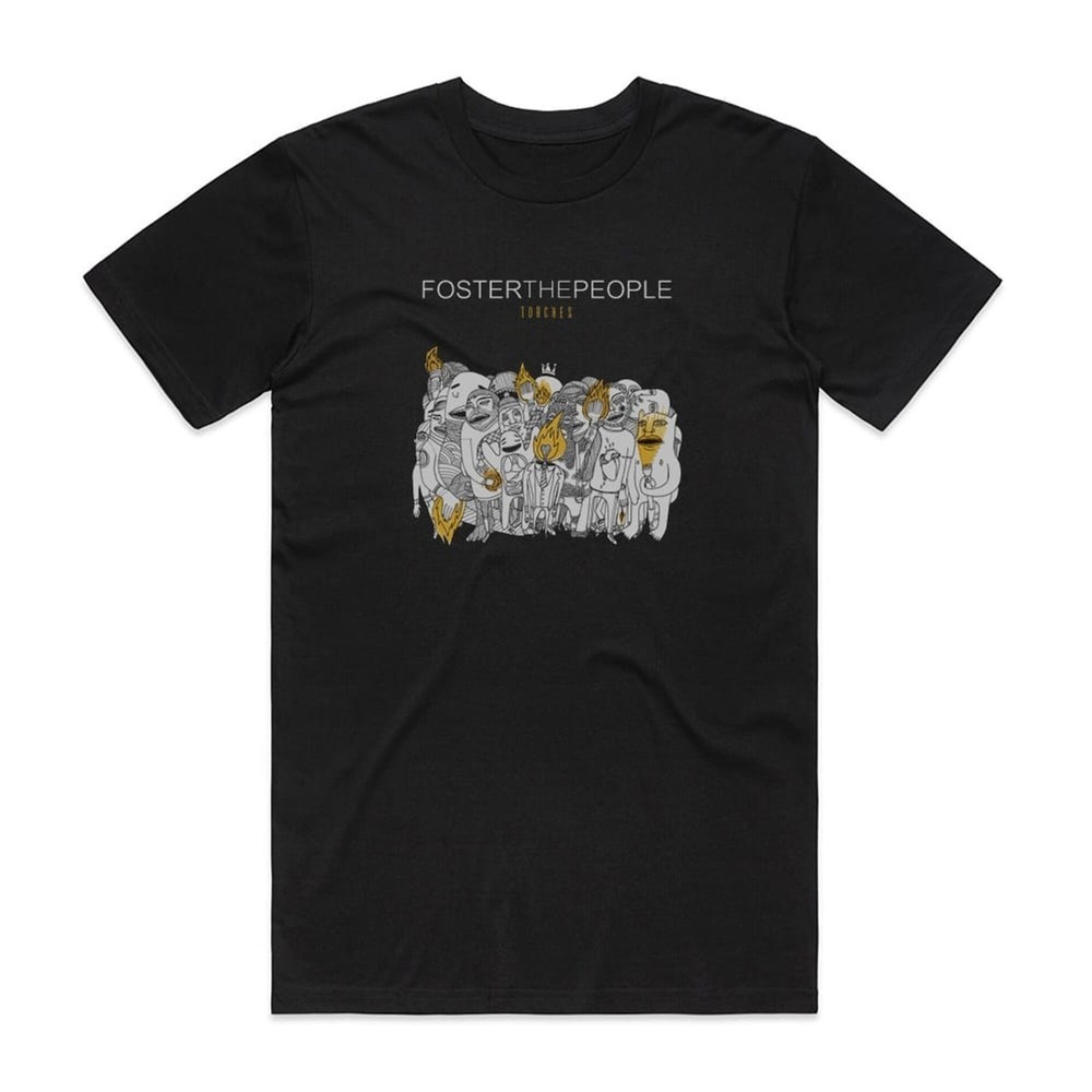 Foster The People Torches Album Cover T-Shirt Black